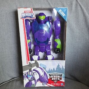 Playskool Hasbro Heroes Transformers Rescue Bots BLURR Action Figure